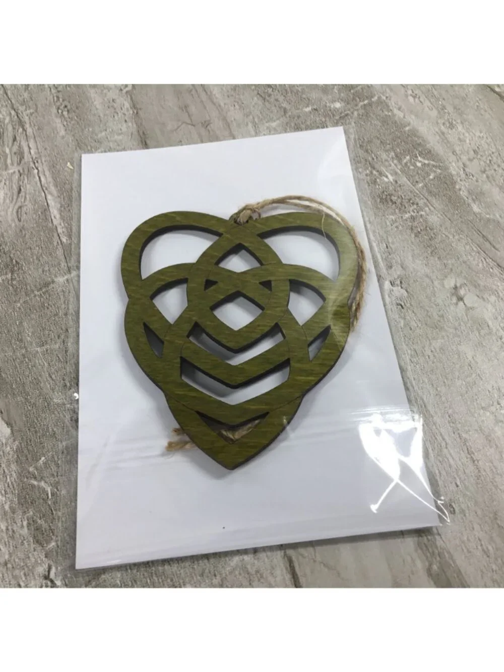 The Sister Celtic Knot Story Card Ornament